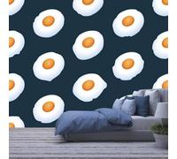 Personnalisation Créative En Tridimensionnel De Personnages De Dessins Animés Culinaires 3D Papier Peint Premium Texturé Soie Bureau Salle à Manger Salon Chambre Coucher Canapé TV Mur-250cm×170cm