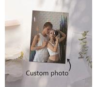 Personnalisation de puzzle personnalisé, personnalisation de puzzle photo DIY personnalisé (sans cadre photo), vous pouvez télécharger des photos de famille, des photos de vos animaux de compagnie mig