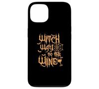 Personnalisation d'halloween de Witch Way to The Wine Coque pour iPhone 13
