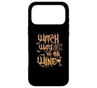 Personnalisation d'halloween de Witch Way to The Wine Coque pour iPhone 17 Pro Max