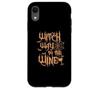 Personnalisation d'halloween de Witch Way to The Wine Coque pour iPhone XR