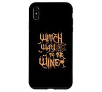 Personnalisation d'halloween de Witch Way to The Wine Coque pour iPhone XS Max