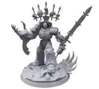 personnalisé à partir de W40k Omeg-on Primarch of The Alpha Legion personnalisé à partir de W40k Chaos Spacemarines Échelle Officielle Miniature en résine 3D