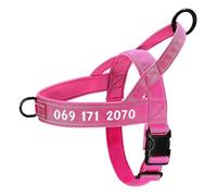 Personnalisé Anti-perdost Reflective Reflective Nylon Dog Training Gift pour Les Chiens Moyens Et Grands Chiens Allemand Labrador,Un,XL