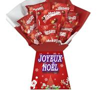 Personnalisé Boîte de Chocolats Joyeux Noël, Collection Festive, Chocolat au Lait, Emballage Cadeau Édition Limitée (Compatible MALTESERS)