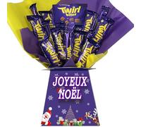 Personnalisé Boîte de Chocolats Joyeux Noël, Collection Festive, Chocolat au Lait, Emballage Cadeau Édition Limitée (Compatible CADBURY TWIRL)
