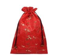 Personnalisé Brodé Fruit Mode Dames Chaussures Sacs Cordon De Rangement Voyage Pochette En Gros Réutilisable Chaussures Couvertures Avec Doublure, Rouge (10 pièces), 10.6 x 14 inch about, Rangement