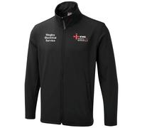 Personnalisé Brodé Nic Eic Domestique Installateur Logo Souple Coque Veste Noir