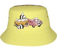 Personnalisé Chapeau de Pêcheur Accident de Voiture Entre Un Panda et Un Chat Pecheur Chapeaux Funky Bonnet de Soleil pour Golf pêche Vacances
