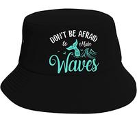 Personnalisé Chapeau de Plage N'ayez Pas Peur de Faire des Vagues Chapeaux de Soleil de Plage Doux Bobs Homme pour Filles Outdoor Golf