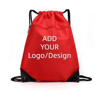 Personnalisé Cordon De Serrage Sac À Dos Sports Sac À Dos Fermeture Éclair Pochette Extérieur Personnalisée Impression Design Entreprise Logo Sac À Dos Hommes Femmes Cadeau Color7,34 * 1 * 44cm