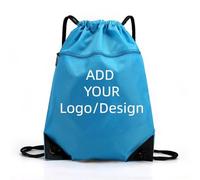 Personnalisé Cordon De Serrage Sac À Dos Sports Sac À Dos Fermeture Éclair Pochette Extérieur Personnalisée Impression Design Entreprise Logo Sac À Dos Hommes Femmes Cadeau Color3,34 * 1 * 44cm