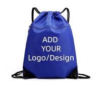 Personnalisé Cordon De Serrage Sac À Dos Sports Sac À Dos Fermeture Éclair Pochette Extérieur Personnalisée Impression Design Entreprise Logo Sac À Dos Hommes Femmes Cadeau Color2,34 * 1 * 44cm