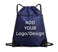 Personnalisé Cordon De Serrage Sac À Dos Sports Sac À Dos Fermeture Éclair Pochette Extérieur Personnalisée Impression Design Entreprise Logo Sac À Dos Hommes Femmes Cadeau Color10,34 * 1 * 44cm