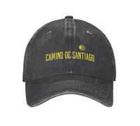 Personnalisé Coton Chemin De Saint-Jacques-de-Compostelle Peregrino Casquette de Baseball Femmes Hommes Réglable Papa Chapeau Sports Coton, pour Toutes Les Saisons