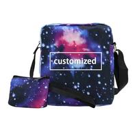 Personnalisé DIY Messenger Sac Personnaliser Votre Logo Nom Image Femme Messenger Sac À Bandoulière Crossbosy Sac Color4,21 * 24 * 6.5 cm