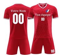 Personnalisé Ensemble Football T-Shirt et Shorts Convient Aux Hommes Femmes Enfants Personnalisé Nom Numéro Logo de l'équipe Maillot Football