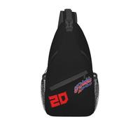 Personnalisé Fabio Quartararo El Diablo Sling Sac de Poitrine Moto Rider Sports Crossbody Shoulder Backpack pour Hommes Voyager Daypack