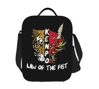 Personnalisé Kenpo Karaté Loi du Poing Arts Martiaux Sac À Lunch Hommes Femmes Glacière Boîtes À Lunch Thermiques Isolées pour L’école Étudiante