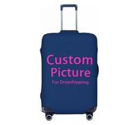 Personnalisé Logo Couvre Bagage Elastique Personnalisé Votre Design Ici Housse De Protection pour Valise De Voyage Suit Color9,XL