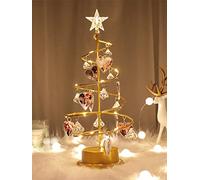 Personnalisé Lumières de l'arbre de Noël en Cristal Lampe Personnalisée Avec Photo, Lampe de Table en Métal Pour Décorer l'arbre de Noël, Cadeaux Pour Femmes, Epouses, Petites Amies à Noël(Cœur Photo)