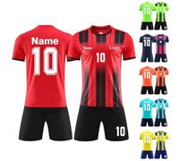 Personnalisé Maillot de Foot,Concevez Votre Propre nom de Maillot de Pied,numéros,Logo,25/26 Saison Nouveau Maillot de Football vêterments pourgarçons Adultes Costume (Style 21)