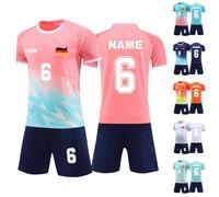 Personnalisé Maillot de Foot,Concevez Votre Propre nom de Maillot de Pied,numéros,Logo,25/26 Saison Nouveau Maillot de Football vêterments pourgarçons Adultes Costume (Style 25)