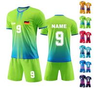 Personnalisé Maillot de Foot,Concevez Votre Propre nom de Maillot de Pied,numéros,Logo,25/26 Saison Nouveau Maillot de Football vêterments pourgarçons Adultes Costume (Style 26)
