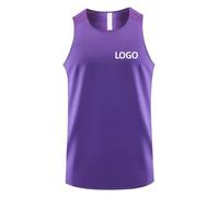 Personnalisé Mode Rapide Sèche Sport Gilet Personnalisé Logo Imprimé Personnel Courir T-shirt Photo Été Hommes Femmes Tops Color4,M
