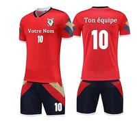 Personnalisé Nom Numéro Logo de L'équipe Maillot Football Personnalisez Maillot de Football Ensemble Football T-Shirt et Short Convient Aux Hommes Femmes Enfants