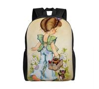 Personnalisé Sarah Kay Dessin animé Ordinateur Portable Sac à Dos Hommes Femmes Sac de Livre décontracté pour l’école Collège étudiant Flower Girl Sacs