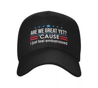 Personnalisé Sommes-Nous Encore Grands Parce Que Je me Sens Juste gêné Casquette de Baseball Hip Hop Papa Chapeau Automne Snapback Chapeaux Cadeau