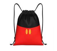 Personnalisé The Mickey Minnie Look Sacs à Cordon Hommes Femmes Portable Sports Gym Sackpack Anime Mouse Mickey Sacs à Dos d’entraînement