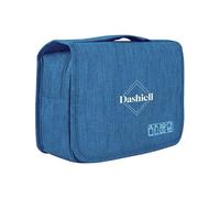 Personnalisé Trousse de Toilette Voyage pour Homme et Femmes Trousse de Toilette de Voyage avec Logo et Nom pour Le Voyage d'affaires, Les Vacances et la Nuit (Bleu)