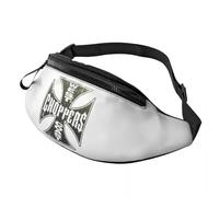 Personnalisé West Coast Chopper Iron Cross 12 Fanny Pack pour Hommes Femmes Mode bandoulière Sac de Taille Voyage téléphone Argent Pochette