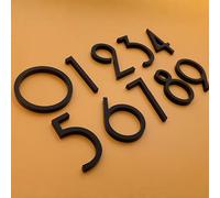 Personnalised Acrylic Door & Mailbox Sign, Custom Numbers, Letters & Symbols - Self-Adhesive, Easy Installation, Weatherproof 3D Design - Parfait pour les maisons, hôtels, appartements, écoles, et
