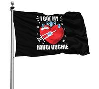 Personnalisée Bannière Extérieure Personnalisé Bruant J'Ai Eu Mon Fauci Aïe 90X150Cm Drapeaux De Pirate Pour Intérieur Balcon Anniversaire