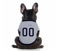 Personnalisées Football T-Shirts avec Nom Numéro Logo pour Chien ou Chat - Respirant Séchage Rapide Extensible Vêtements pour Animaux,3-30KG