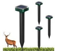 Personnalisez ce dont vous avez besoin - Appareil répulsif sonique à énergie solaire pour cerfs et lapins - Dissuasif imperméable pour les animaux pour jardin, cour et plantes (4)