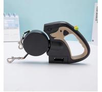 Personnalisez ce dont vous avez besoin Double laisse rétractable pour 2 chiens - Pivote à 360°, technologie anti-nœuds, lampe de poche LED, support de sac à déjections, laisses de sécurité