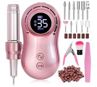 Personnalisez ce dont vous avez besoin - Perceuse à ongles électrique professionnelle 35 000 tr/min - Machine de lime portable rechargeable pour manucure et pédicure en acrylique - Outil de polissage