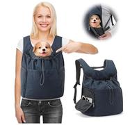 Personnalisez ce dont vous avez besoin Sac de poitrine de transport pour animal de compagnie, grand sac à dos en maille respirante pour chien, mains libres portable pour chat pour voyage et plein air