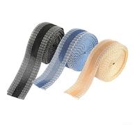 Personnalisez facilement la longueur de vos vêtements préférés avec ce ruban adhésif pratique de 5 mètres de long (gris)