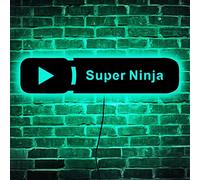 Personnalisez Le Décor D’art Mural De Signe LED Youtube - Décor De La Salle De Diffusion En Direct - Cadeau Personnalisé De Lumière De Signe De Néon De Joueur