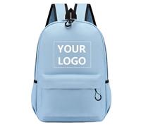 Personnalisez Votre Logo/Texte Sac À Dos Personnalisé Garçons Filles Enfants Sac À Livres Décontracté Sacs À Livres pour Enfants Cartable pour Adolescents Sac À Dos De Voyage Color6,48 * 32 * 16Cm