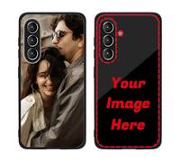 Personnalisez Votre Propre Coque de téléphone pour Samsung Galaxy S25+/S25 Plus 5G, créez Une Coque avec Photo et Texte, Coque en Verre trempé Anti-Rayures sur Mesure