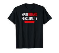 Personnalité du Panneau divisé T-Shirt Graphique avec Valeur