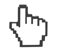 Personnalité Icône Ordinateur Pointeur de Souris Broche en Métal Émail avec Sablier Clavier Flèche Insigne, Normale, Métal non précieux