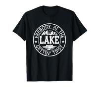 Personne au bord du lac s'amuse avec l'ivrogne T-Shirt