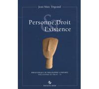 Personne, Droit Et Existence